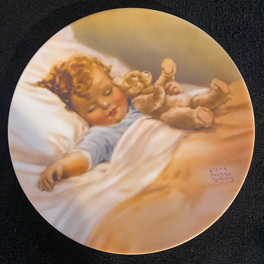 “Happy Dreams” – Collector Plate by Bessie Pease Gutmann
